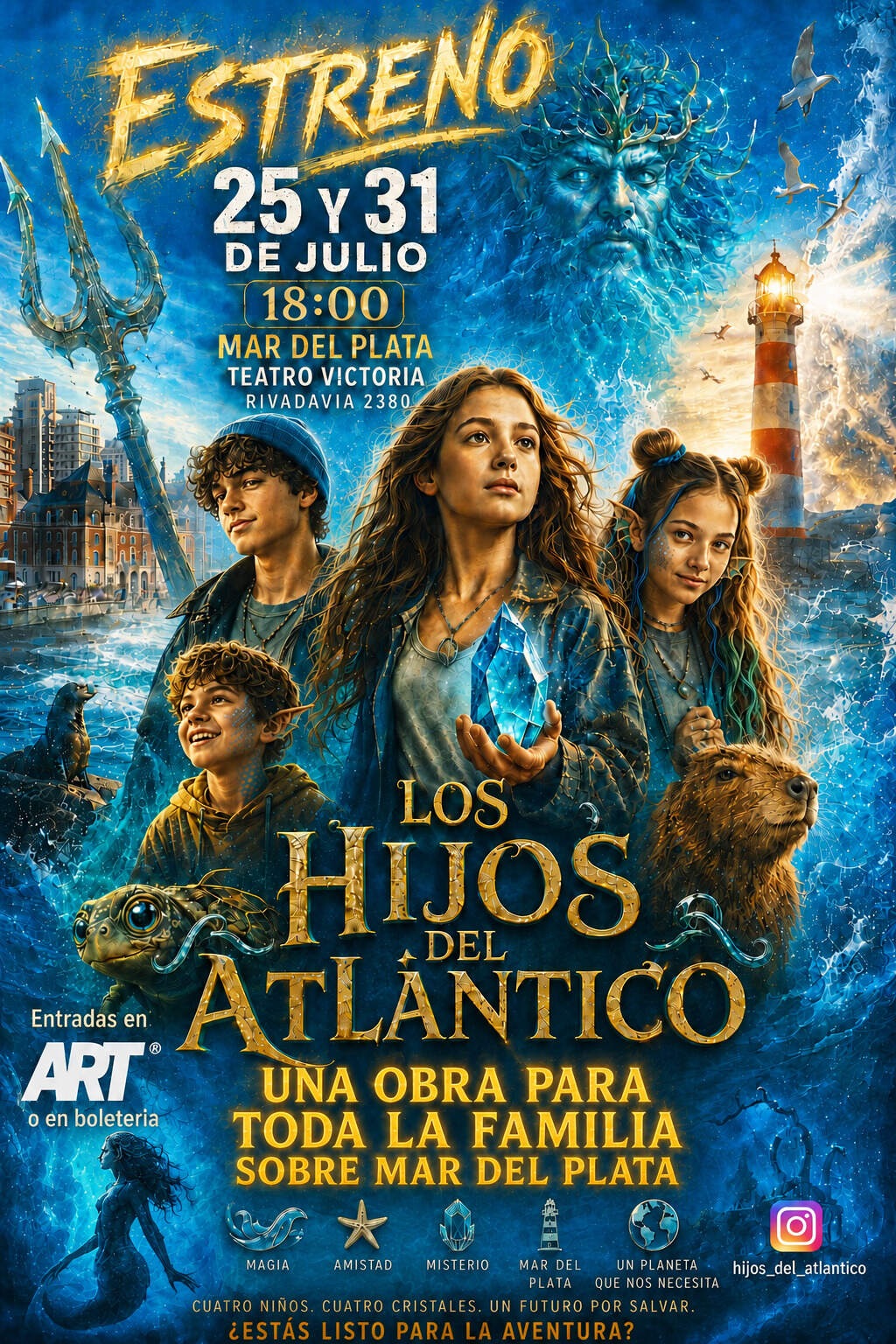 LOS HIJOS DEL ATLANTICO EN EL TEATRO VICTORIA