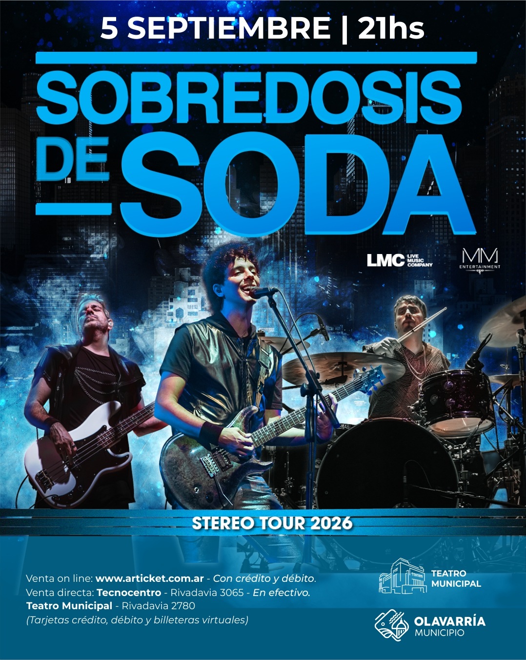 SOBREDOSIS DE SODA - STEREO TOUR 2026