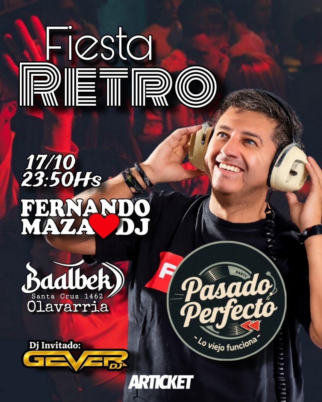 FIESTA RETRO PASADO PERFECTO 3RA EDICION EN OLAVARRIA