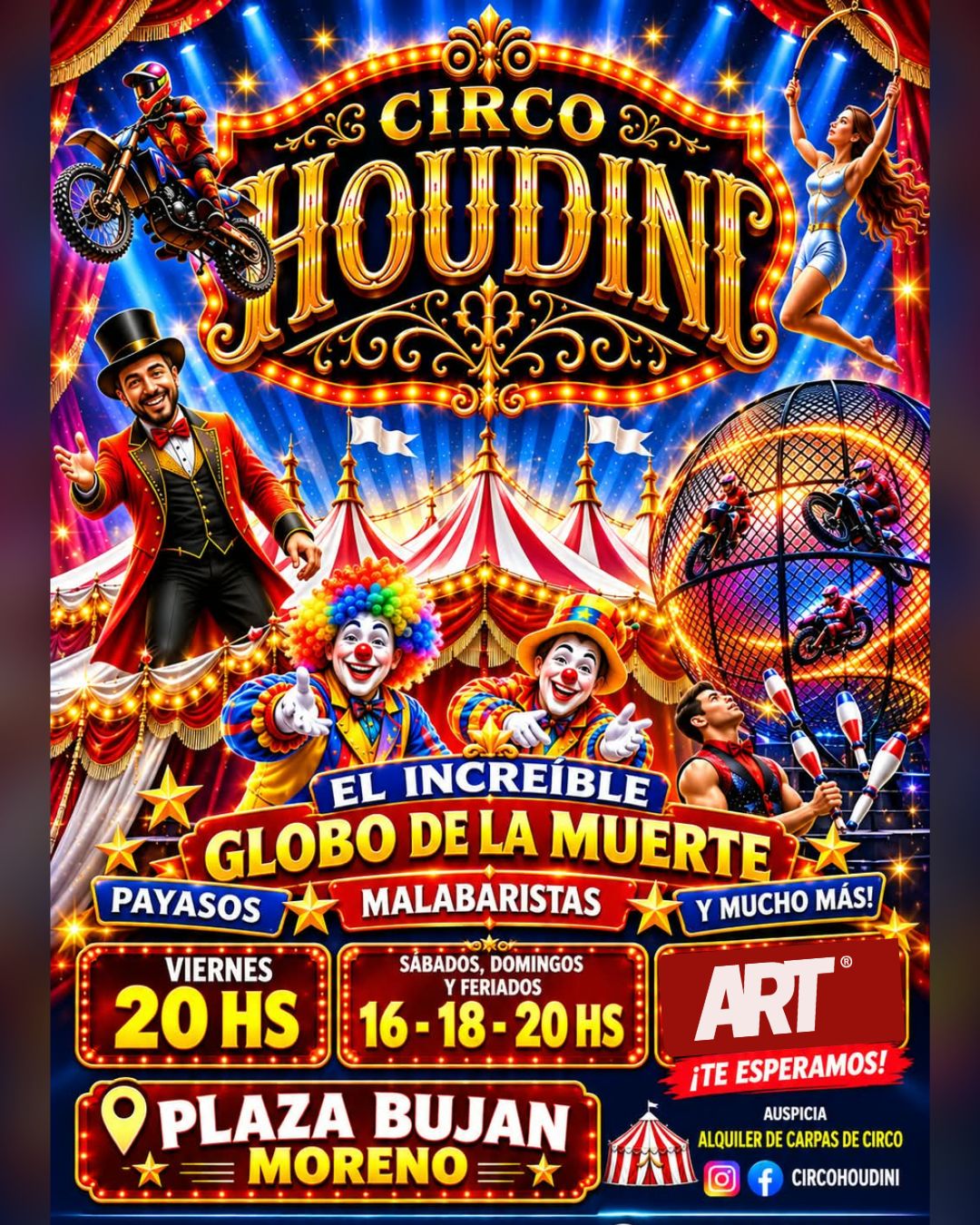 Flyer de CIRCO HOUDINI